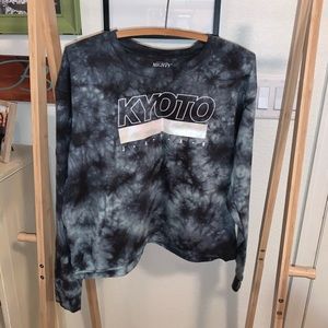 Women’s Kyoto tie dye cropped tee